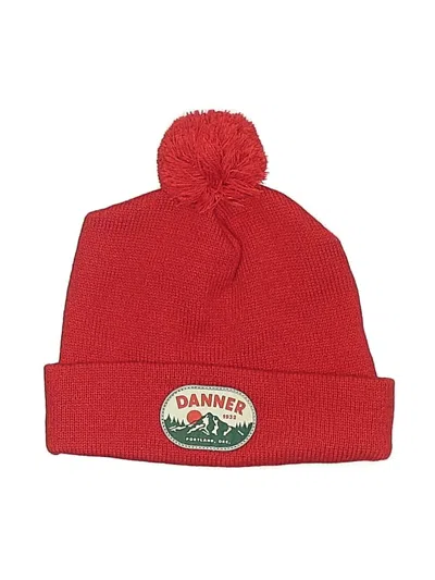 Pre-owned Assorted Brands Beanie Hat In Red