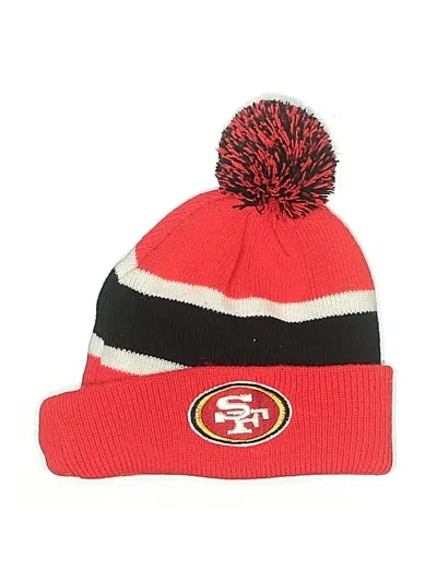 Pre-owned Assorted Brands Beanie Hat In Red