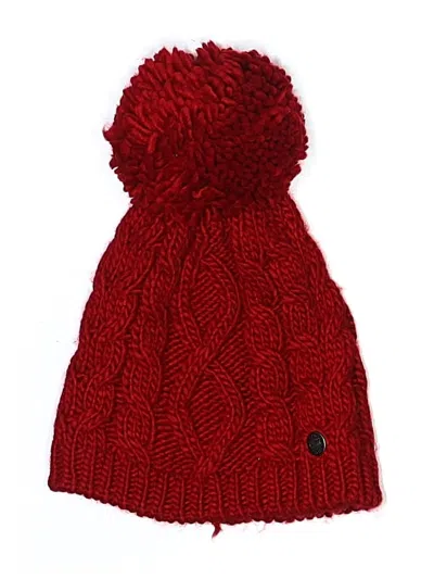 Pre-owned Assorted Brands Beanie Hat In Red