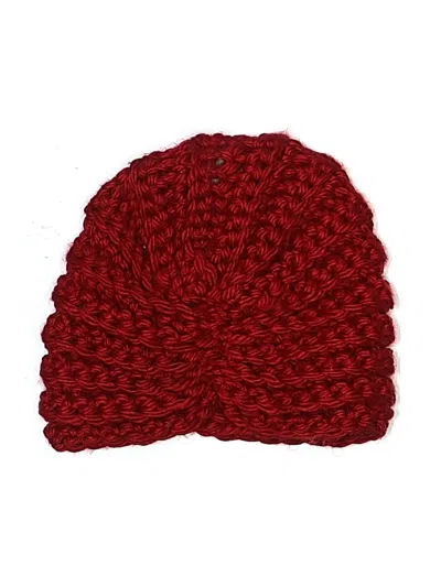 Pre-owned Assorted Brands Beanie Hat In Red
