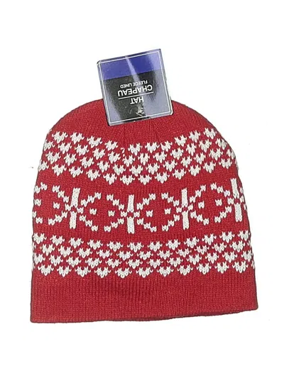 Pre-owned Assorted Brands Beanie Hat In Red