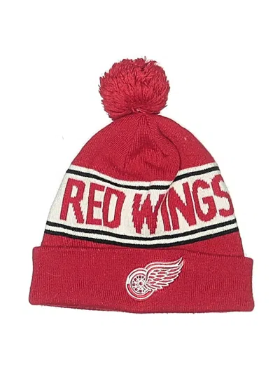 Pre-owned Assorted Brands Beanie Hat In Red