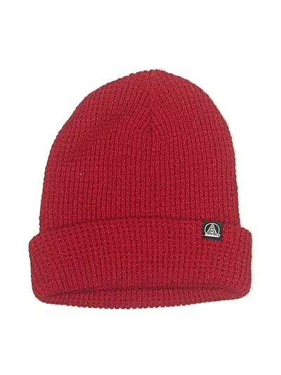 Pre-owned Assorted Brands Beanie Hat In Red