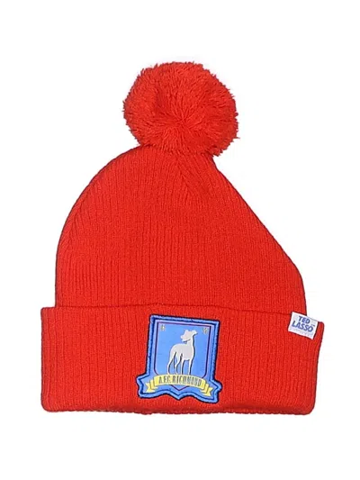 Pre-owned Assorted Brands Beanie Hat In Red