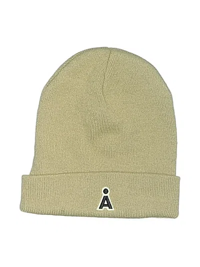 Pre-owned Assorted Brands Beanie Hat In Tan