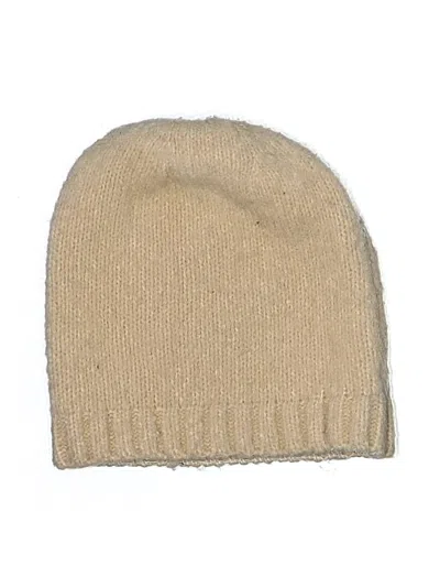Pre-owned Assorted Brands Beanie Hat In Tan