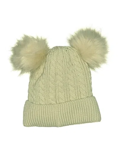Pre-owned Assorted Brands Beanie Hat In Tan
