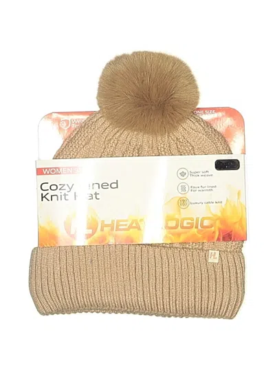 Assorted Brands Beanie Hat In Tan