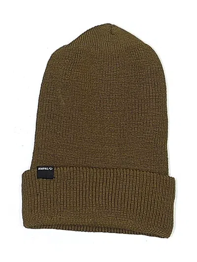 Pre-owned Assorted Brands Beanie Hat In Tan
