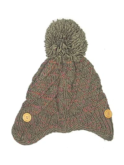 Pre-owned Assorted Brands Beanie Hat In Tan
