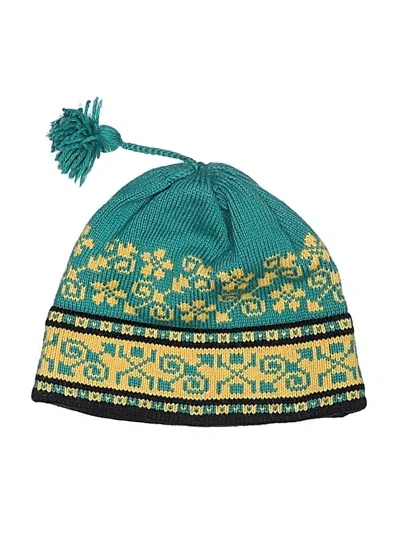 Pre-owned Assorted Brands Beanie Hat In Teal