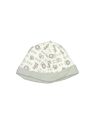 Pre-owned Assorted Brands Babies' Beanie Hat In White