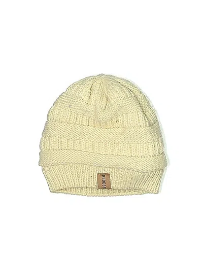 Pre-owned Assorted Brands Kids' Beanie Hat In White