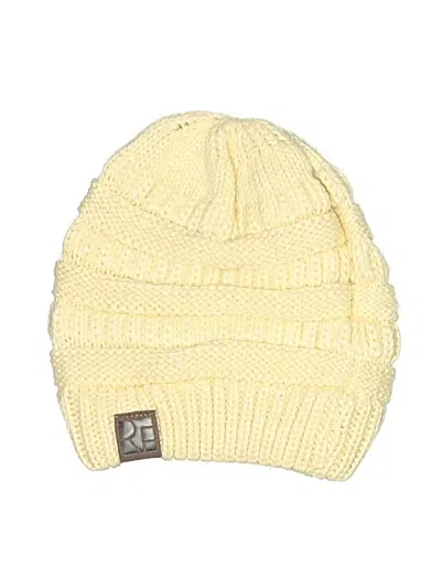 Pre-owned Assorted Brands Beanie Hat In White