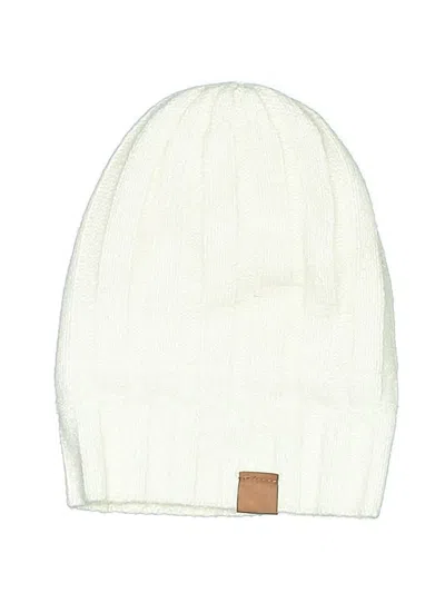 Pre-owned Assorted Brands Beanie Hat In White