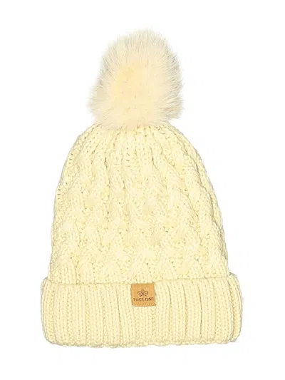 Pre-owned Assorted Brands Beanie Hat In White