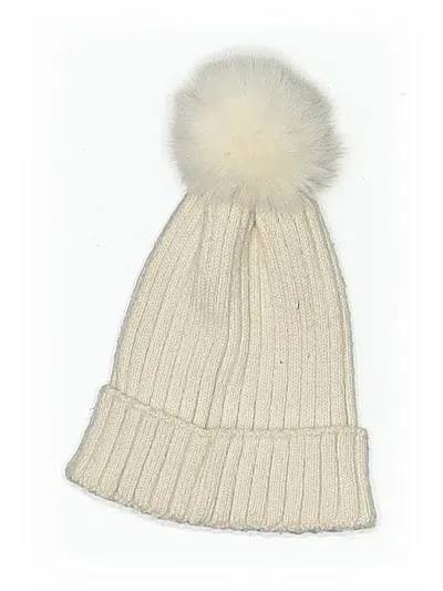 Pre-owned Assorted Brands Kids' Beanie Hat In White