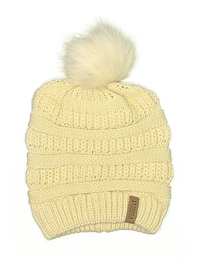 Pre-owned Assorted Brands Beanie Hat In White