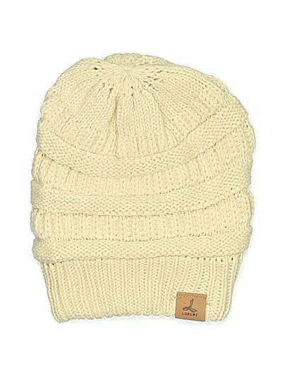 Pre-owned Assorted Brands Beanie Hat In White
