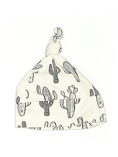 Pre-owned Assorted Brands Babies' Beanie Hat In White