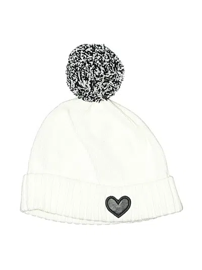 Pre-owned Assorted Brands Kids' Beanie Hat In White