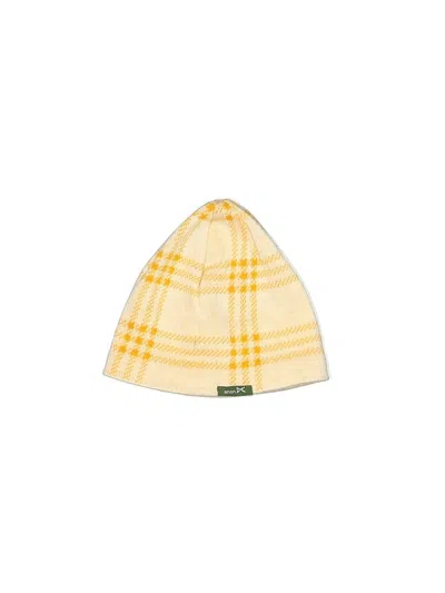Pre-owned Assorted Brands Beanie Hat In Yellow