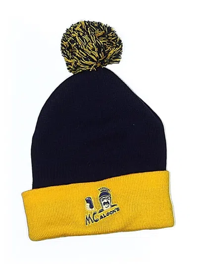 Pre-owned Assorted Brands Beanie Hat In Yellow