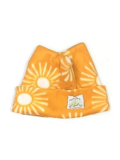 Pre-owned Assorted Brands Beanie Hat In Yellow