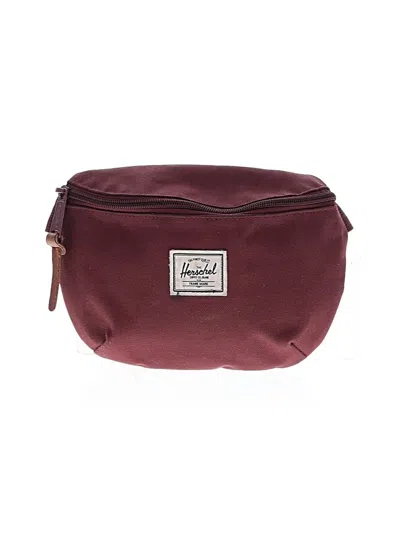 Pre-owned Assorted Brands Belt Bag In Burgundy