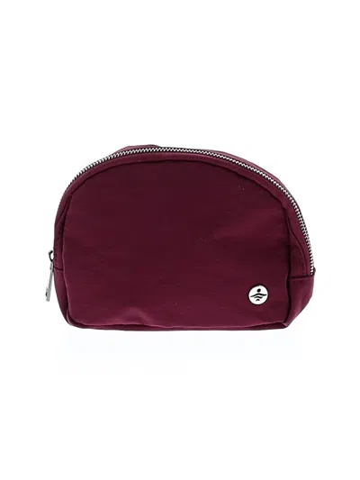 Pre-owned Assorted Brands Belt Bag In Burgundy