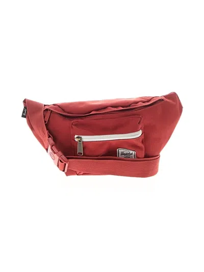 Pre-owned Assorted Brands Belt Bag In Burgundy