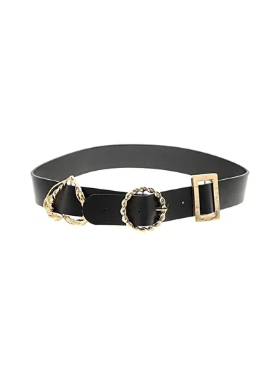 Pre-owned Assorted Brands Belt In Black