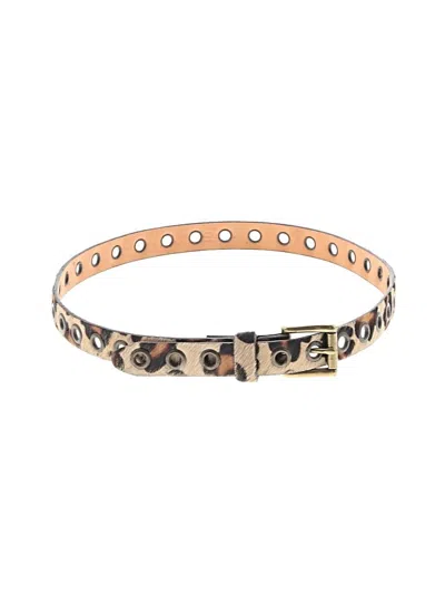 Pre-owned Assorted Brands Belt In Brown