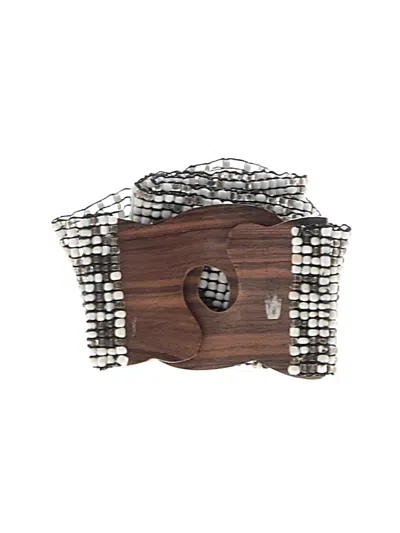 Pre-owned Assorted Brands Belt In Gray