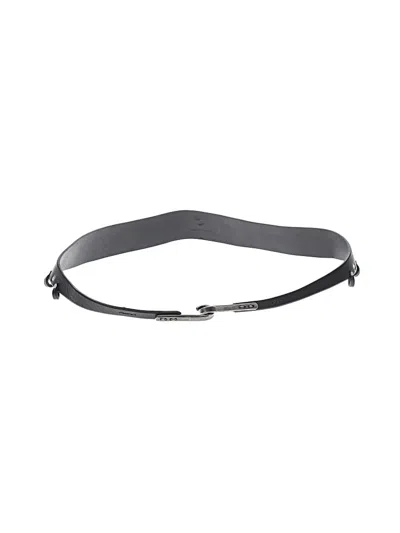 Pre-owned Assorted Brands Belt In Gray