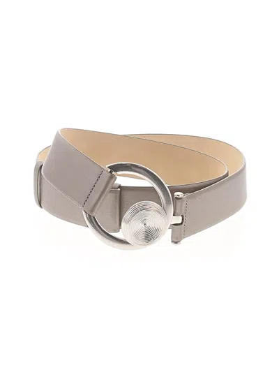 Pre-owned Assorted Brands Belt In Gray