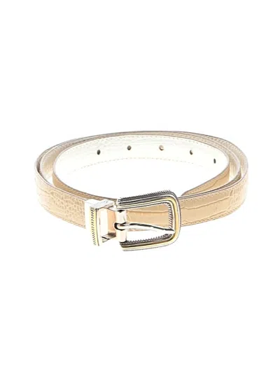 Pre-owned Assorted Brands Belt In Ivory