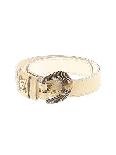 Pre-owned Assorted Brands Belt In Ivory