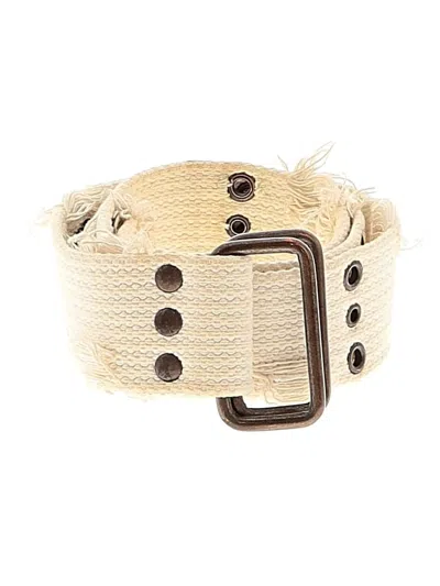 Pre-owned Assorted Brands Belt In Ivory