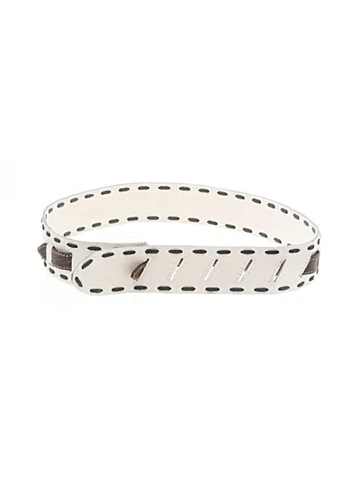 Pre-owned Assorted Brands Belt In Ivory