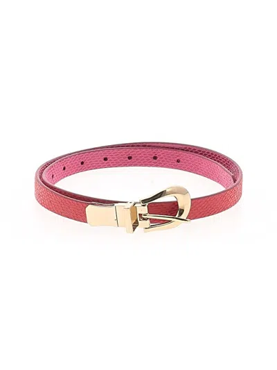 Pre-owned Assorted Brands Belt In Pink