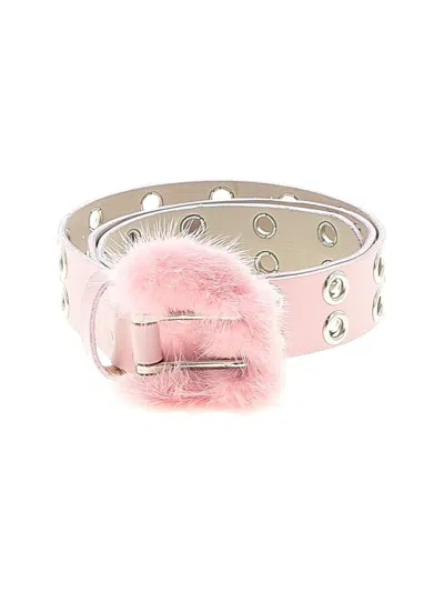 Pre-owned Assorted Brands Belt In Pink