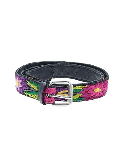 Pre-owned Assorted Brands Belt In Purple