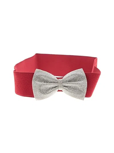 Pre-owned Assorted Brands Belt In Red