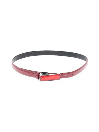 Pre-owned Assorted Brands Belt In Red