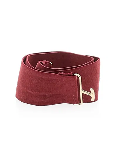 Pre-owned Assorted Brands Belt In Red