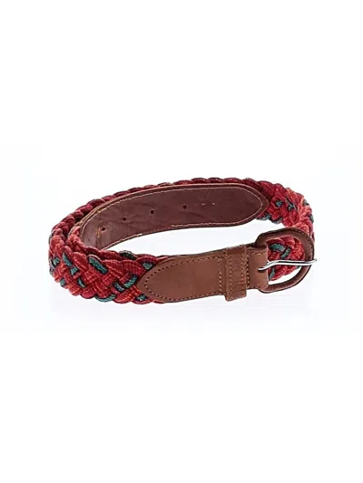 Pre-owned Assorted Brands Belt In Red