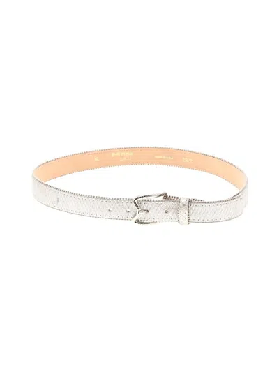 Pre-owned Assorted Brands Belt In Silver