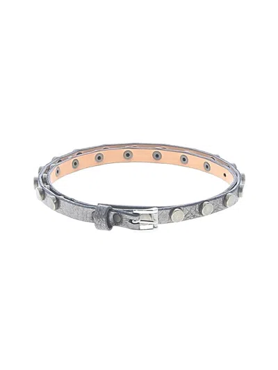 Pre-owned Assorted Brands Belt In Silver