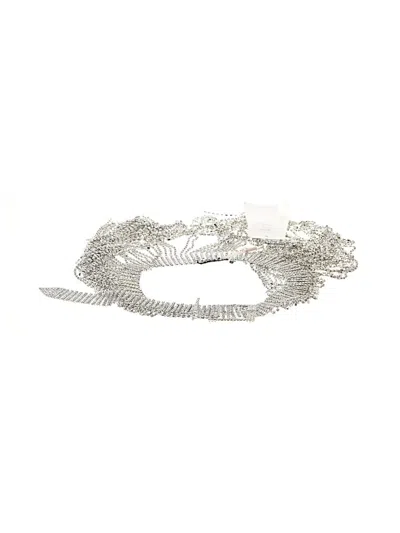 Pre-owned Assorted Brands Belt In Silver